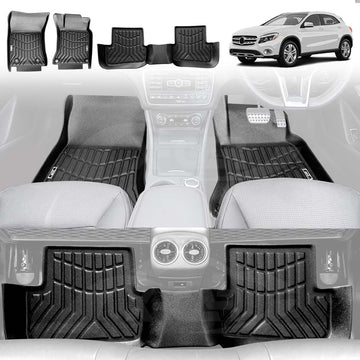 3D All-Weather Floor Mats for Mercedes Benz GLA Class 2014-2019