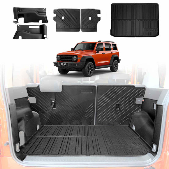 Boot Liner / Back Seat Protector for GWM Tank 300 2023-Onwards Boot Side Liner Mats