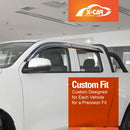 WeatherShields for GWM UTE Cannon 2021-Onwards Car Weather Shields Wind Deflectors Sun Visors-2