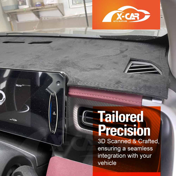 Dash Mat for GWM Cannon 2024-Onwards Non-Slip Microfiber Dashboard Pad