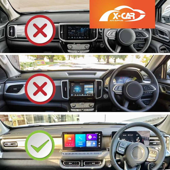 Dash Mat for GWM Cannon 2024-Onwards Non-Slip Microfiber Dashboard Pad