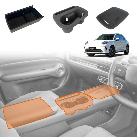 Centre Console Organizer for GWM Ora 5 2026-Onwards Armrest Tray Storage Box Cup Holder Wireless Pad
