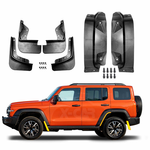 Door Mudguard Mud Flaps for GWM Tank 300 2023-2024 Splash Guards Fender