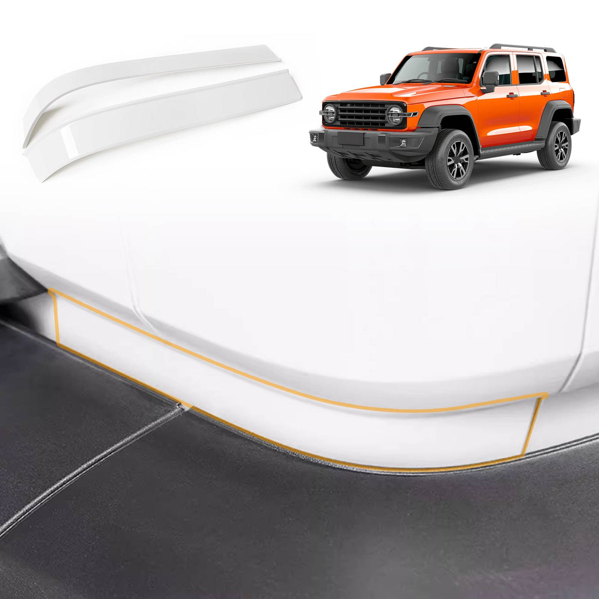 Modified Gwm Rear Bumper Corner Cover Trim for GWM Tank 300 Tank300 2023-2025 Modif ...