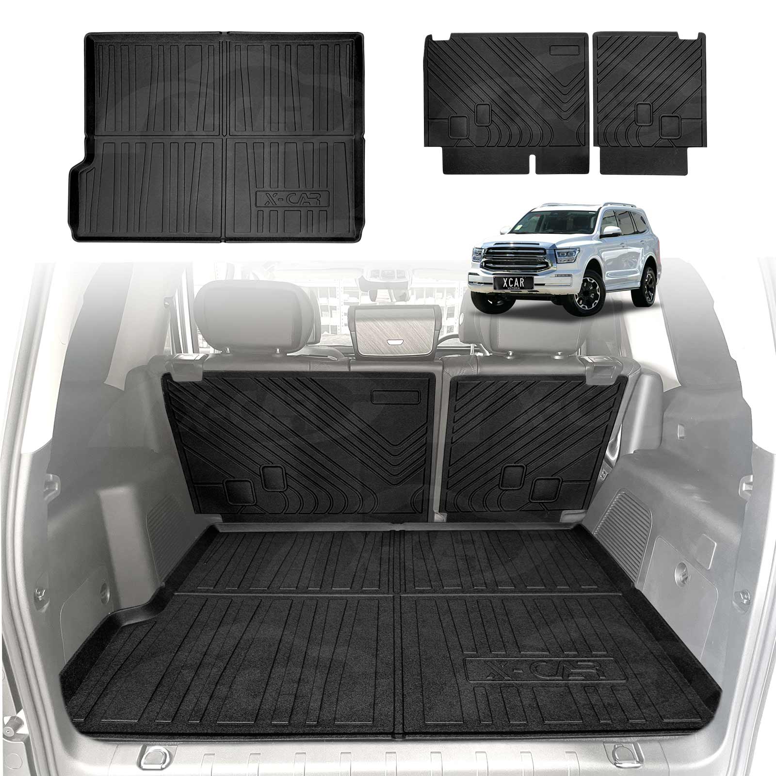 Boot Liner/Back Seat Protector for GWM Tank 500 Tank500 PHEV 2024-Onwa ...