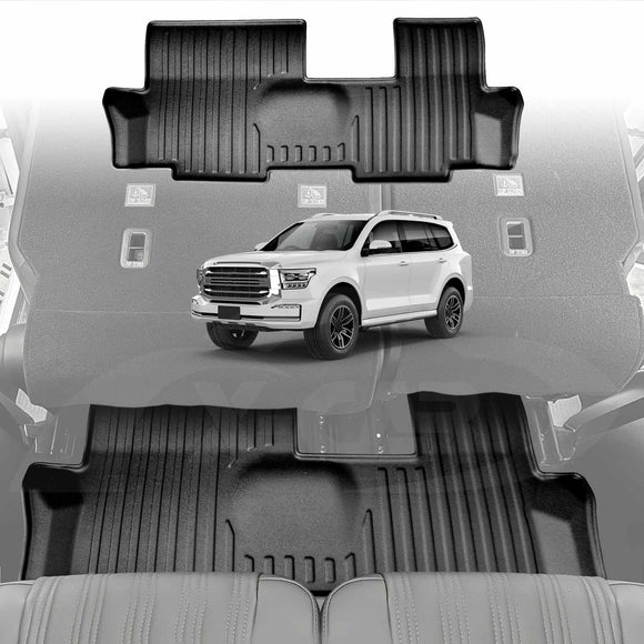 3D Floor Mats for GWM Tank 500 Tank500 All-Weather Liners 2024-Onwards