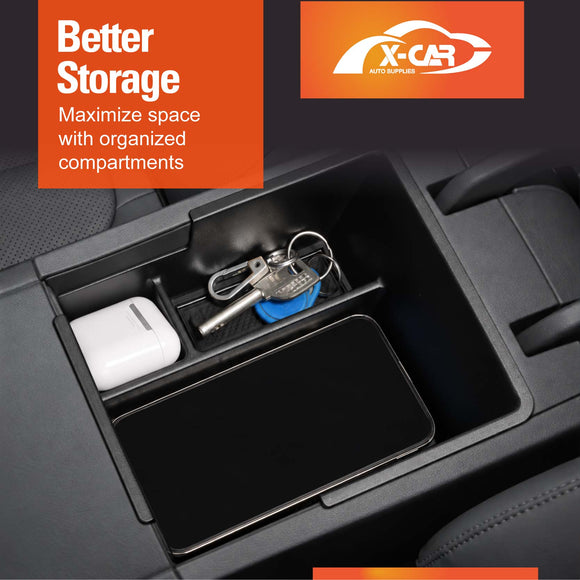 Centre Console Organiser Set for Geely EX2 EX 2 2026-Onwards Armrest Tray Storage Box Wireless Pad