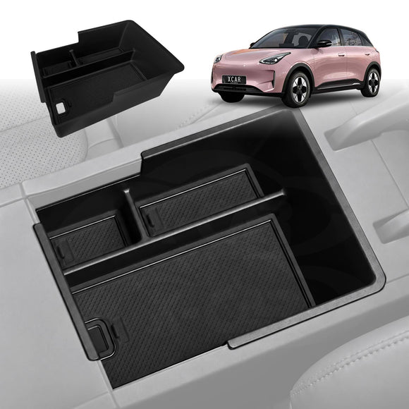 Centre Console Organiser Set for Geely EX2 EX 2 2026-Onwards Armrest Tray Storage Box Wireless Pad
