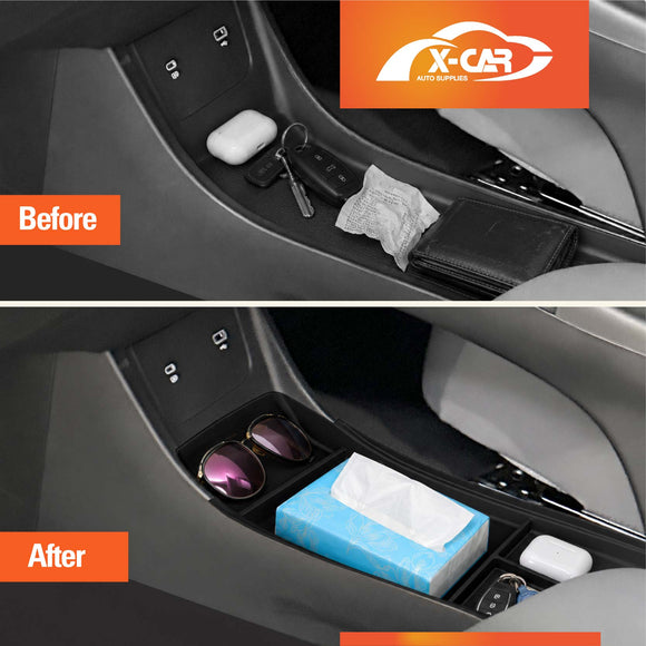 Centre Console Organiser Set for Geely EX2 EX 2 2026-Onwards Armrest Tray Storage Box Wireless Pad
