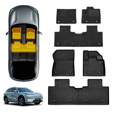 3D Floor Mats for Geely EX5 2025-Onwards All-Weather Car Liners