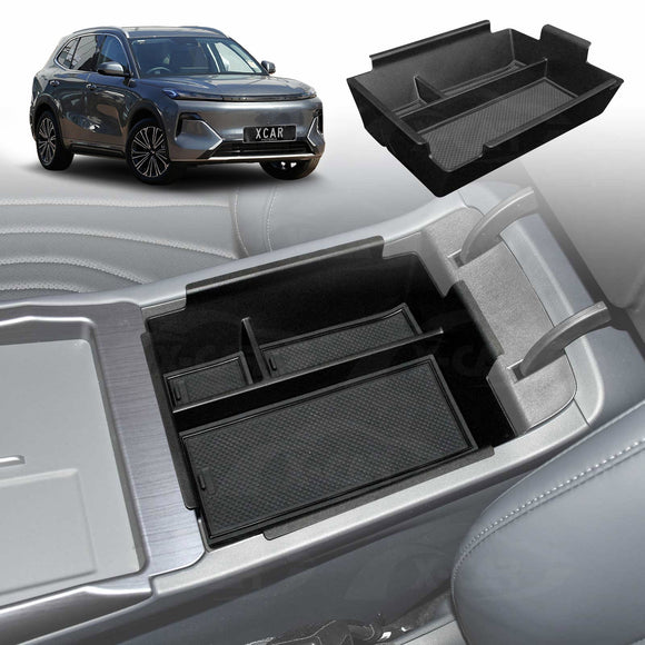 X-CAR car armrest storage tray installed in the armrest of Geely Starray EM-i.