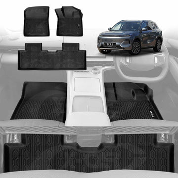 X-CAR 3D Floor Mats for Geely Starray EM-i installed in the car floor.