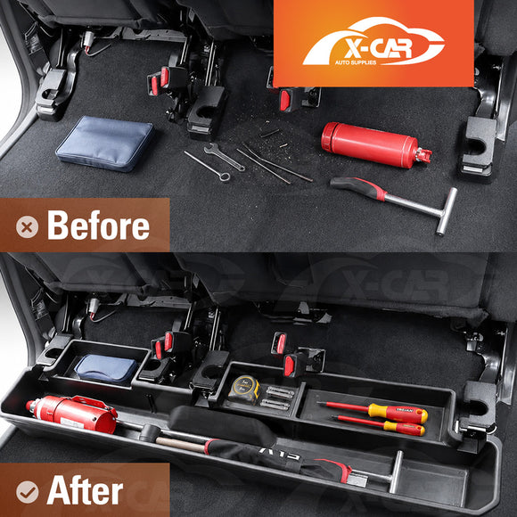 Rear Under Seat Storage Box for GWM Cannon Ultra/Lux/Vanta/XSR/Cannon-X 2021-Onwards Organizer Tray Car Interior Accessories