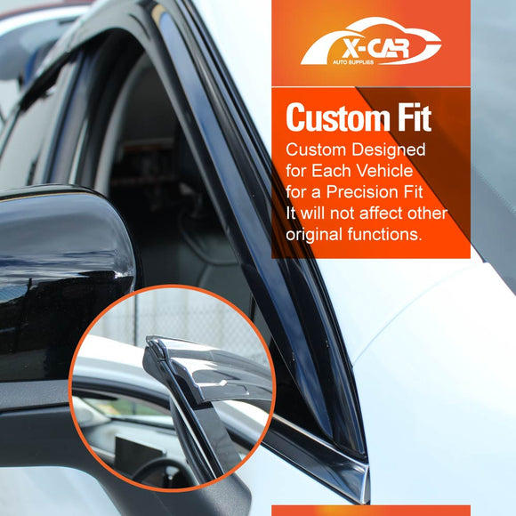 WeatherShields for GWM Haval Jolion 2021-Onwards Deflectors Window Sun Visor