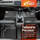 3D Floor Mats for Honda HR-V HRV Vezel 2014-2021 All-Weather Car Liners-3