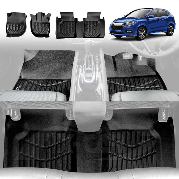 3D All-Weather Floor Mats for Honda HR-V HRV Vezel 2014-2021