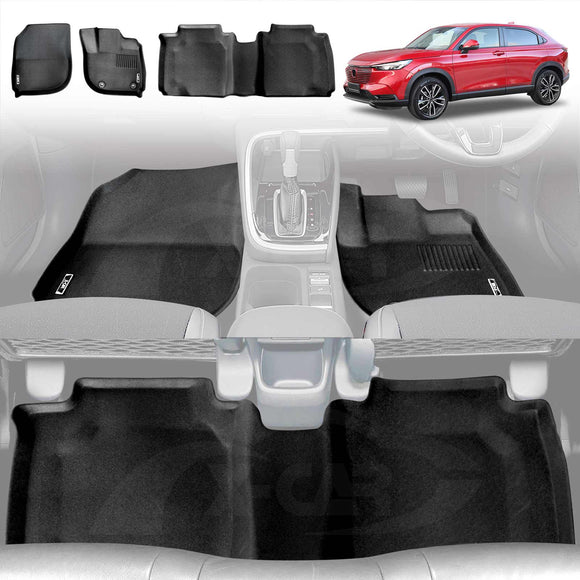 3D Floor Mats for Honda HR-V HRV 2022-Onwards All-Weather Carpet Liners