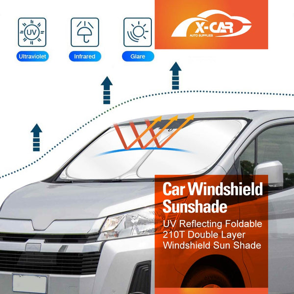 WindScreen Sun Shade For Toyota HiAce Van 2019-2025