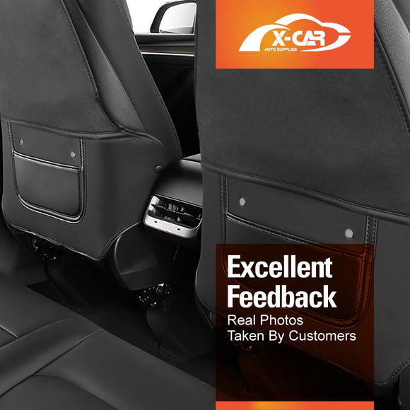 Tesla Model 3 Highland Seat Back Kick Mats 2Pcs 2023-Onwards