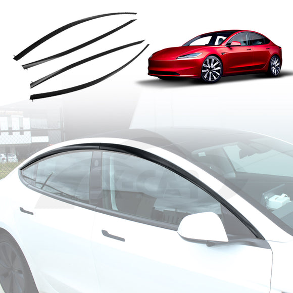 WeatherShields For Tesla Model 3 Highland 2023-Onwards Car Weather Shields Visors