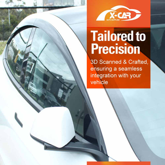 WeatherShields For Tesla Model 3 Highland 2023-Onwards Car Weather Shields Visors