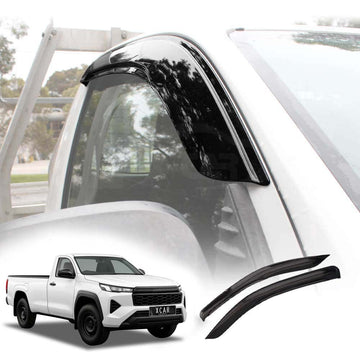 WeatherShields for Toyota Hilux Single Cab 2026-Onwards Car Weather Shields Wind Deflectors Sun Visors