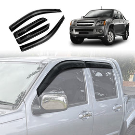 Weathershields for Holden Colorado Dual Cab RC Series 2008-2011 Car Weather Shields Wind Deflectors Sun Visors