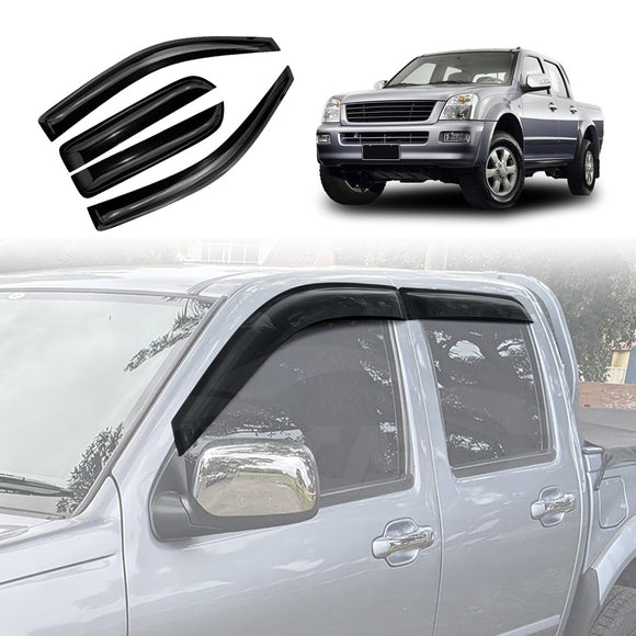 Weathershields for Holden Rodeo 2003-2008 RA Series Dual Cab Car Weather Shields Wind Deflectors Sun Visors
