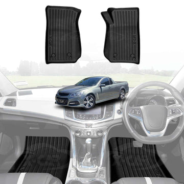 3D Floor Mats for Holden Commodore VF Series UTE Singel Cab 2013-2017 All-Weather Car Liners