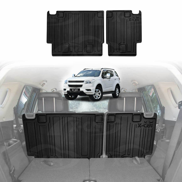 Boot Liners/ Back Seat Protector for Holden Colorado 7 2012-2016 Trunk Cargo Mats