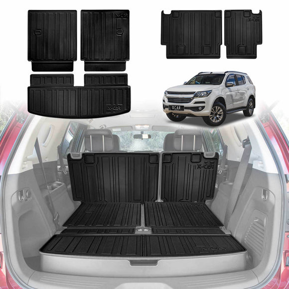 Boot Liners/ Back Seat Protector for Holden Trailblazer 2016-2022 Trunk Cargo Mats