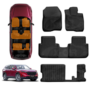 3D Floor Mats for Honda CRV CR-V 2023-Onwards All-Weather Liners