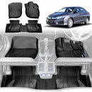 3D Floor Mats for Honda City Auto 2014-2020 All-Weather Car Liners-1