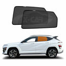 X-CAR Hyundai Kona 2023 onwards window sun shades installed on rear window.