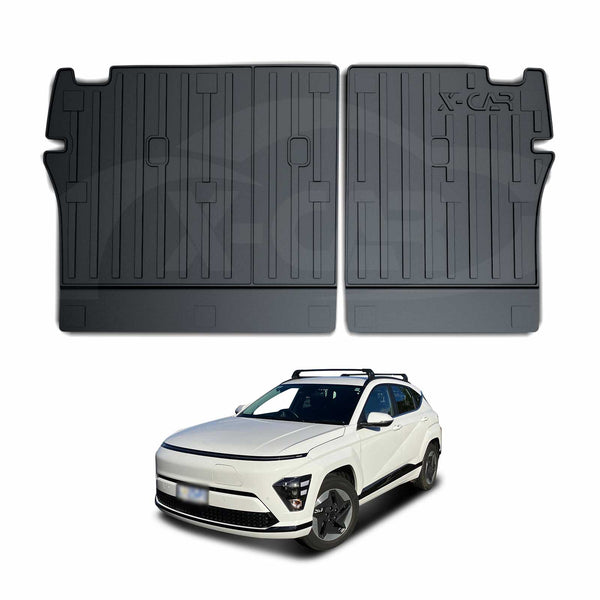 Boot Liner / Back Seat Protectors for Hyundai Kona 2023-2025 Trunk Cargo Mat Luggage Tray