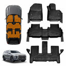 3D Floor Mats for Hyundai Palisade 2020-2025 All-Weather Car Liners-1