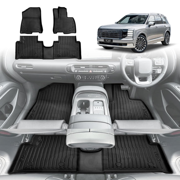 3D Floor Mats for Hyundai Palisade LX3 2026-Onwards All-Weather Car Liners