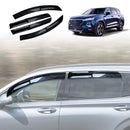 Weathershields for Hyundai Santa Fe SantaFe 2018-2023 Car Weather Shields Wind Deflectors Sun Visors-1