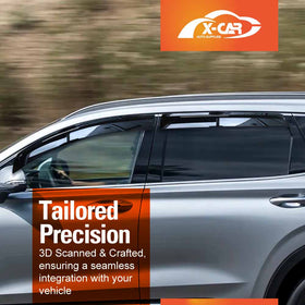 Weathershields for Hyundai Santa Fe SantaFe 2018-2023 Car Weather Shields Wind Deflectors Sun Visors - 0
