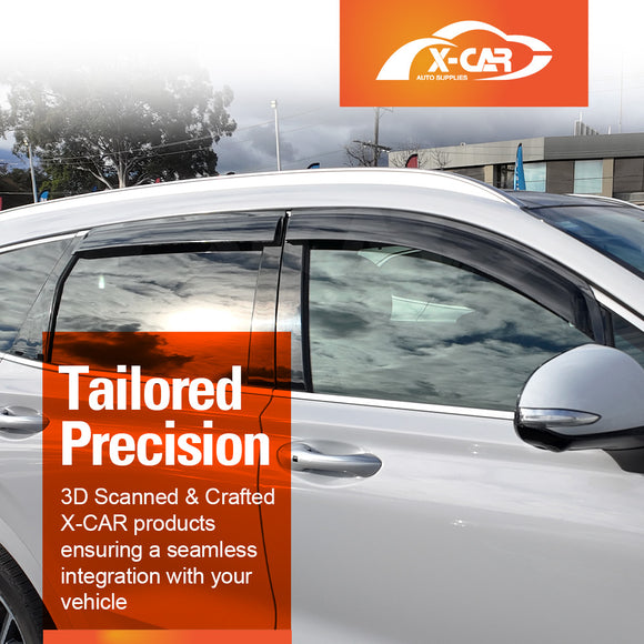 Weathershields for Hyundai Santa Fe SantaFe 2018-2023 Car Weather Shields Wind Deflectors Sun Visors