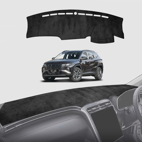 Dash Mat for Hyundai Tucson Elite 2021-2024 Non-Slip Microfiber Pad Cover
