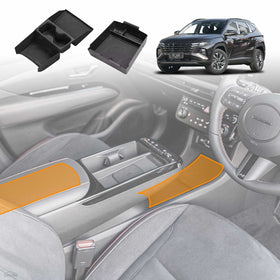 Centre Console Organiser for Hyundai Tucson NX4 V3 2025-Onwards Armrest Tray Cup Holder Storage Box Interior Accessories