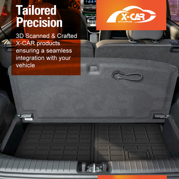 Boot Liner/ Back Seat Protector for Hyundai INSTER 2024-Onwards All Weather Cargo Mats
