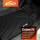 3D Floor Mats for ISUZU D-MAX DMAX Single Cab 2012-2016 All-Weather Car Liners-3