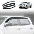 Weathershields for Isuzu D-MAX DMAX Dual Cab 2012-2020 Car Weather Shields Wind Deflectors Sun Visors-1