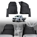 3D Floor Mats for ISUZU D-MAX DMAX Single Cab 2020-Onwards All-Weather Car Liners-1