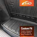 Boot Liners/ Back Seat Protector for Holden Colorado 7 2012-2016 Trunk Cargo Mats-3