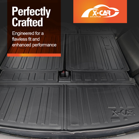 Boot Liners/ Back Seat Protector for Holden Colorado 7 2012-2016 Trunk Cargo Mats
