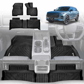 3D Floor Mats for Jaecoo J7 Petrol 2024-Onwards All-Weather Car Liners