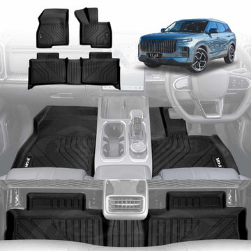 3D Floor Mats for Jaecoo J7 Petrol 2024-Onwards All-Weather Car Liners